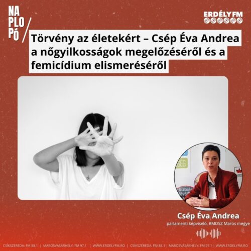 Törvény az életekért – Csép Éva Andrea a nőgyilkosságok megelőzéséről és a femicídium elismeréséről